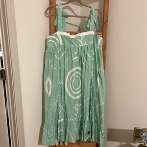 Tie Shoulder Midi Sundress Sz L